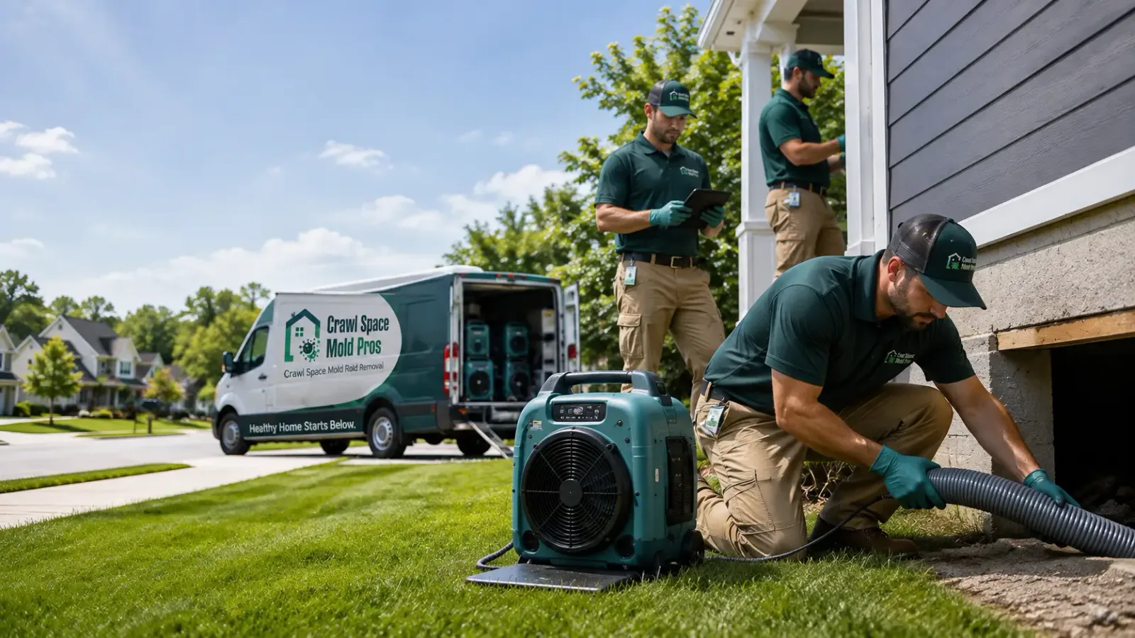 Crawl Space Mold Removal in Sheppton, PA